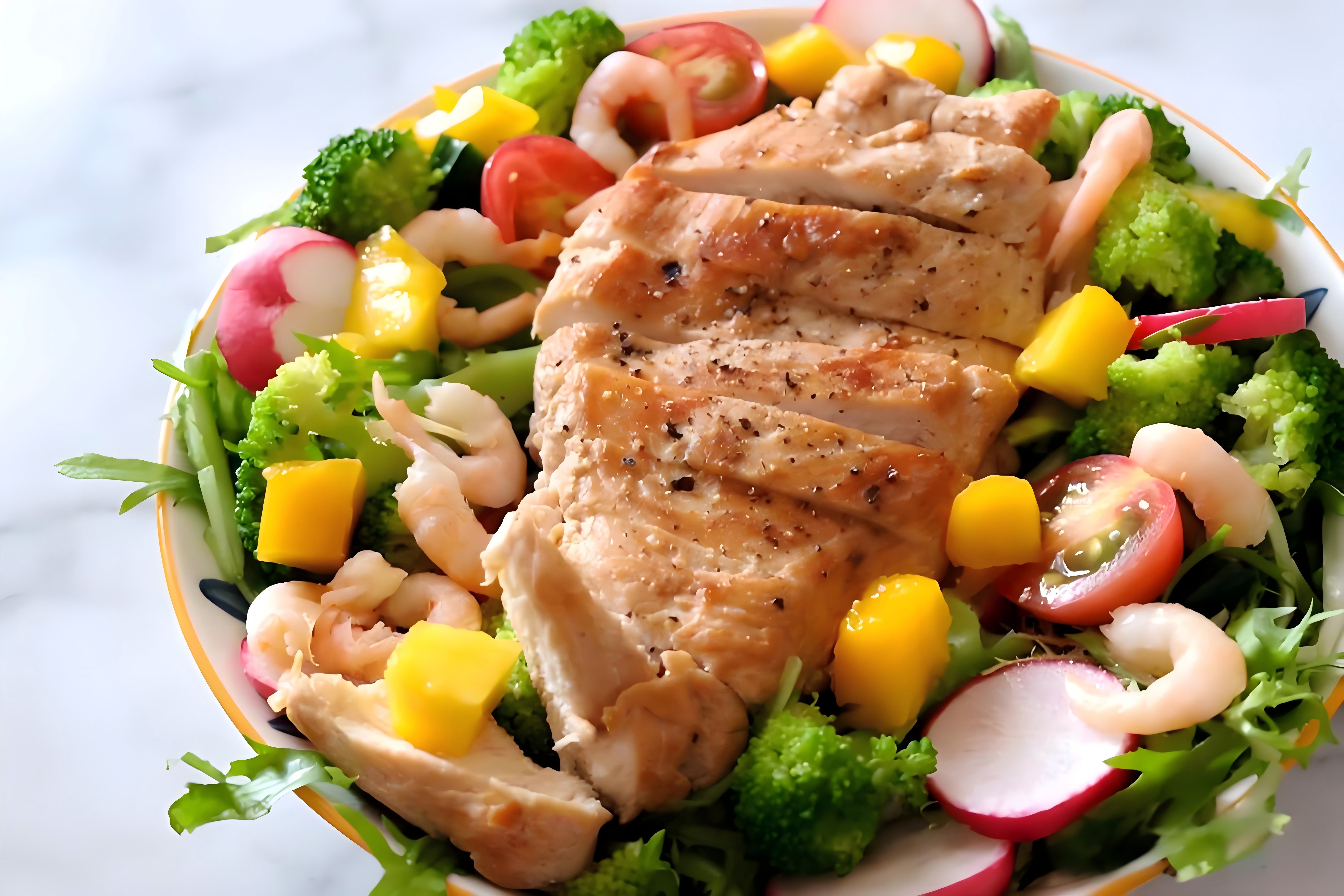 鸡胸肉沙拉套餐