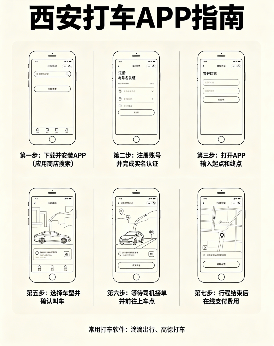 西安打车APP教程
